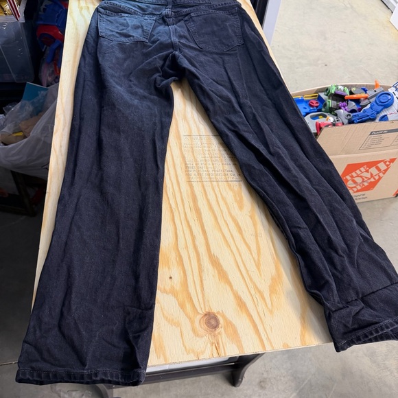 A&F Abercrombie & Fitch Men’s Black Stretch Jeans 34W Athletic Loose - Picture 4 of 9